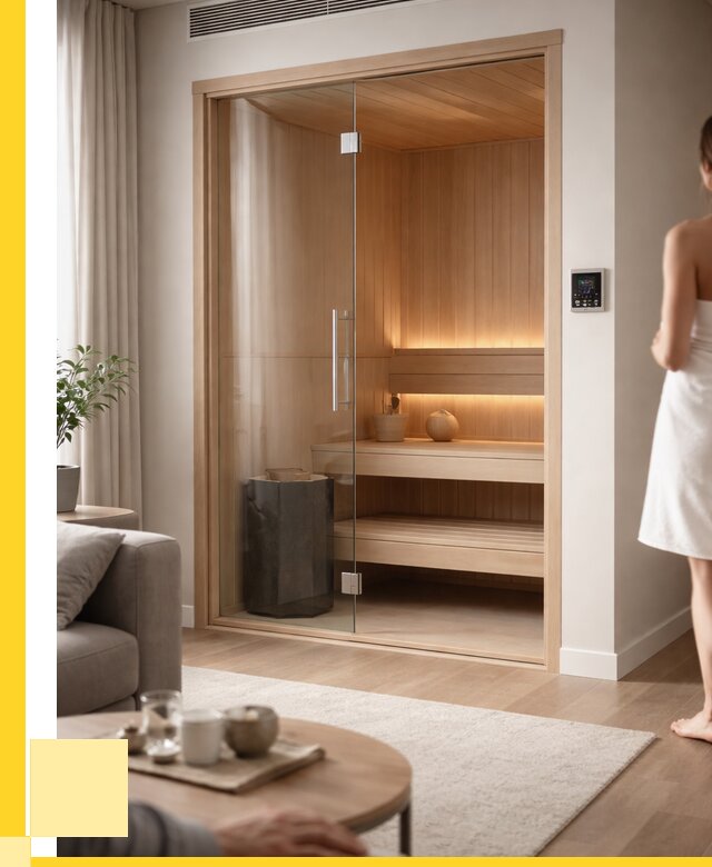 Сауна в квартире под ключ в Лесосибирске от 124980 р. ЭриданЛсс