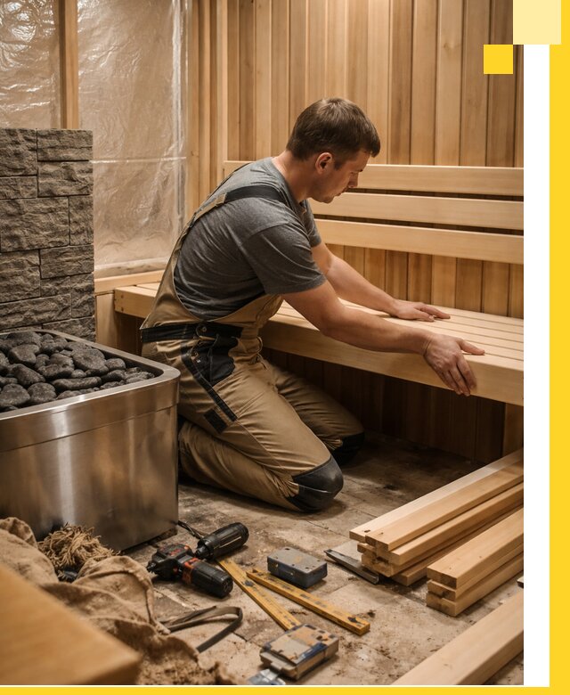 Сауны для дома под ключ с проектированием и монтажом в Лесосибирске