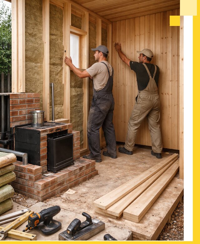 Строительство и установка дачных саун под ключ в Лесосибирске