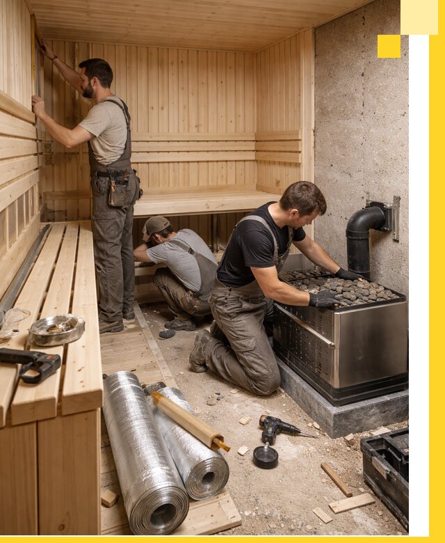 Индивидуальные сауны на заказ в Лесосибирске под ключ, проект и монтаж