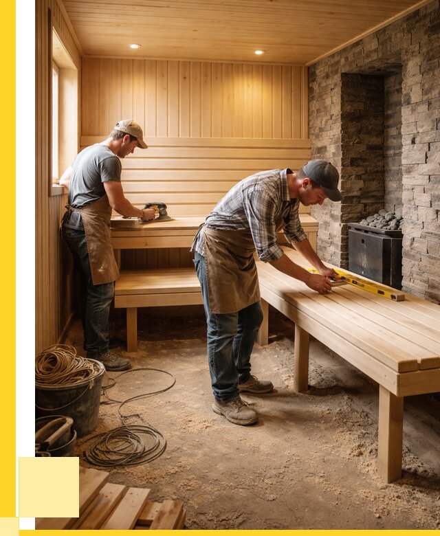 Отделка бани в Лесосибирске: внутренняя отделка от 3125 р. | ЭриданЛсс