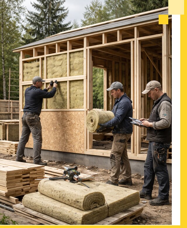 Проектирование и строительство каркасных бань в Лесосибирске под ключ