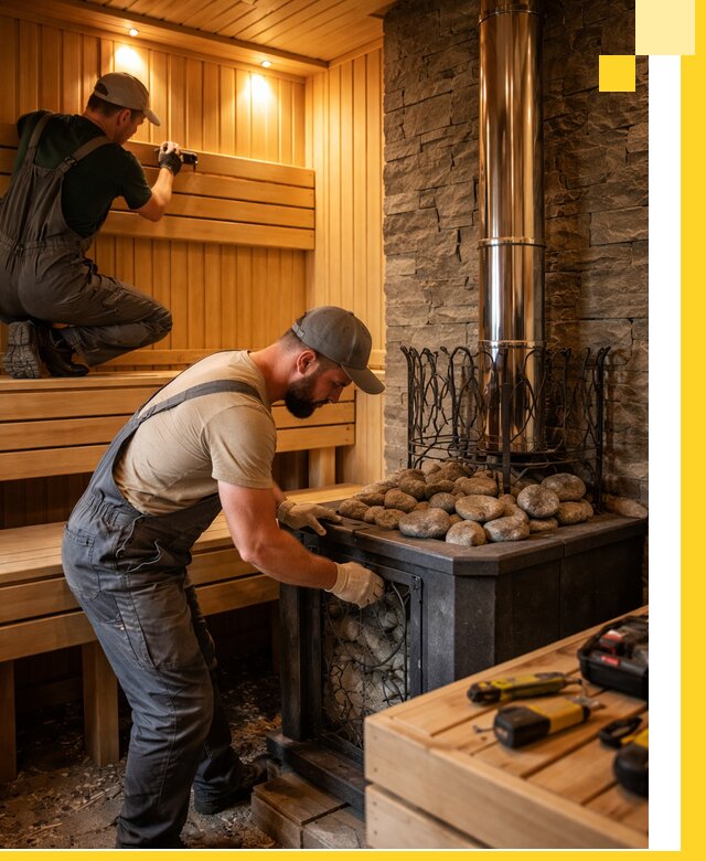 Комплексный дизайн бань, саун и зон отдыха в Лесосибирске