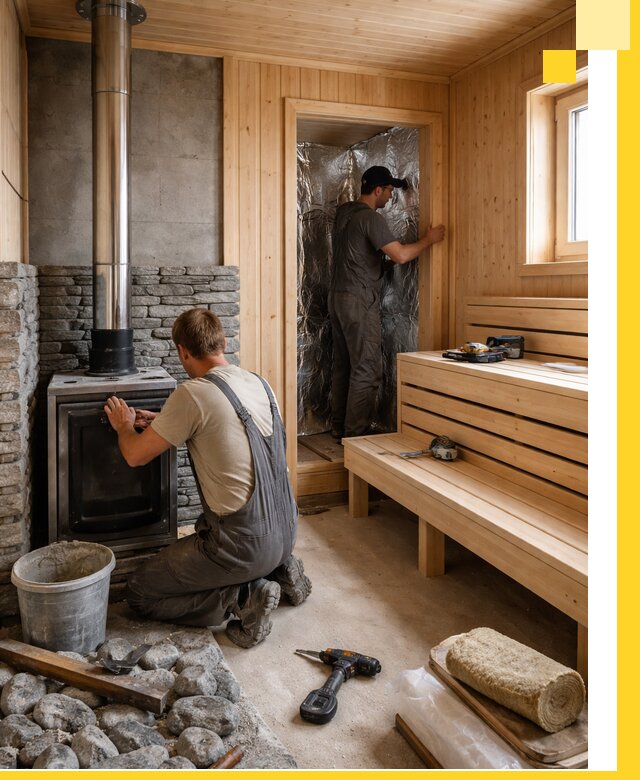 Строительство и изготовление бань под ключ в Лесосибирске