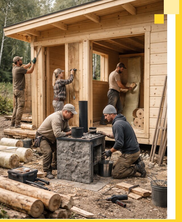 Купить баню под ключ в Лесосибирске строительство монтаж отделка