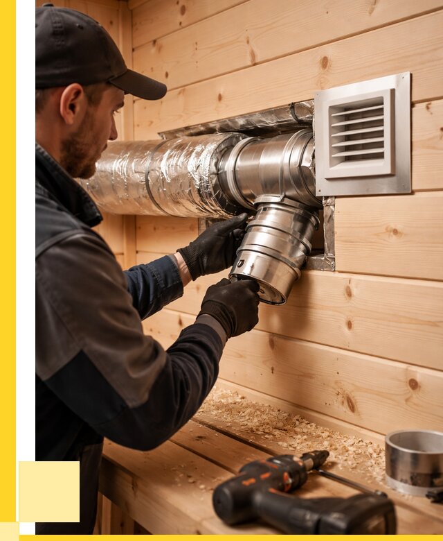 Монтаж вентиляции бани в Лесосибирске от 12498 р. | ЭриданЛсс