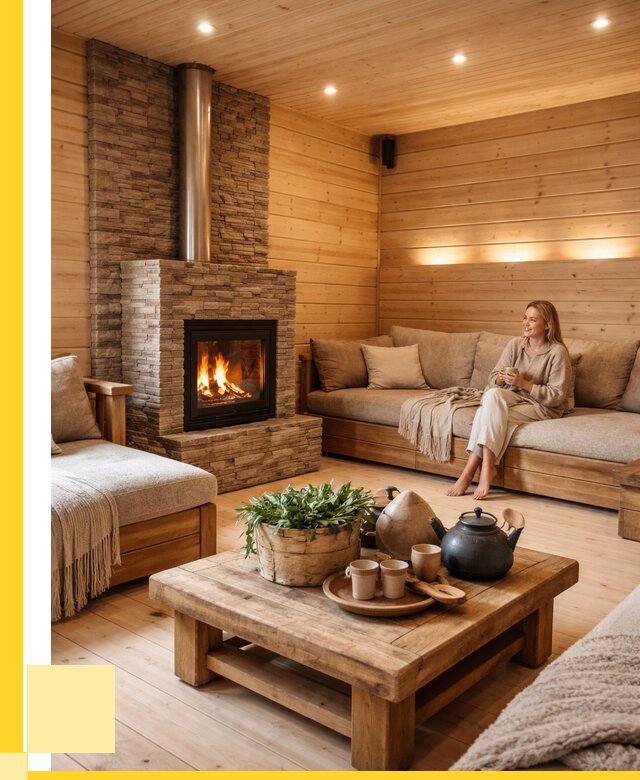 Проект бани с комнатой отдыха в Лесосибирске от 36453 р. | ЭриданЛсс