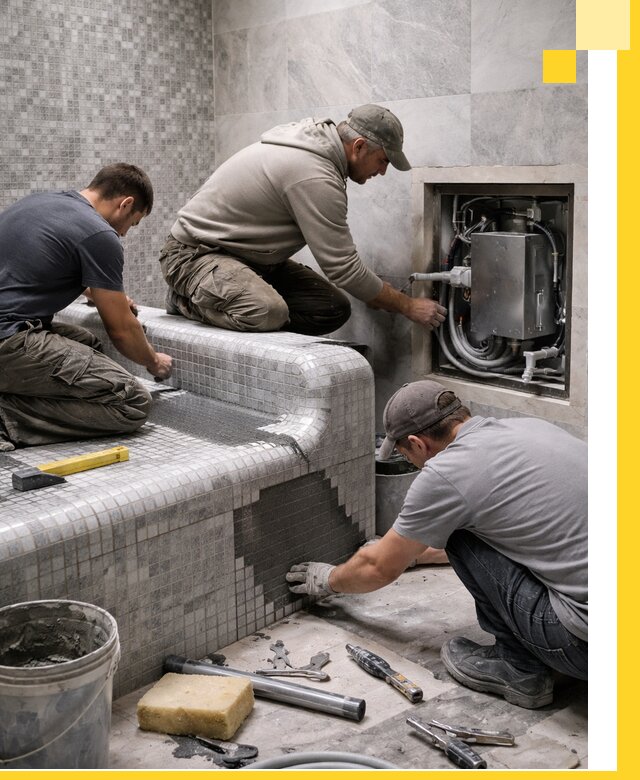 Проекты хамамов под ключ в Лесосибирске и дизайн и строительство