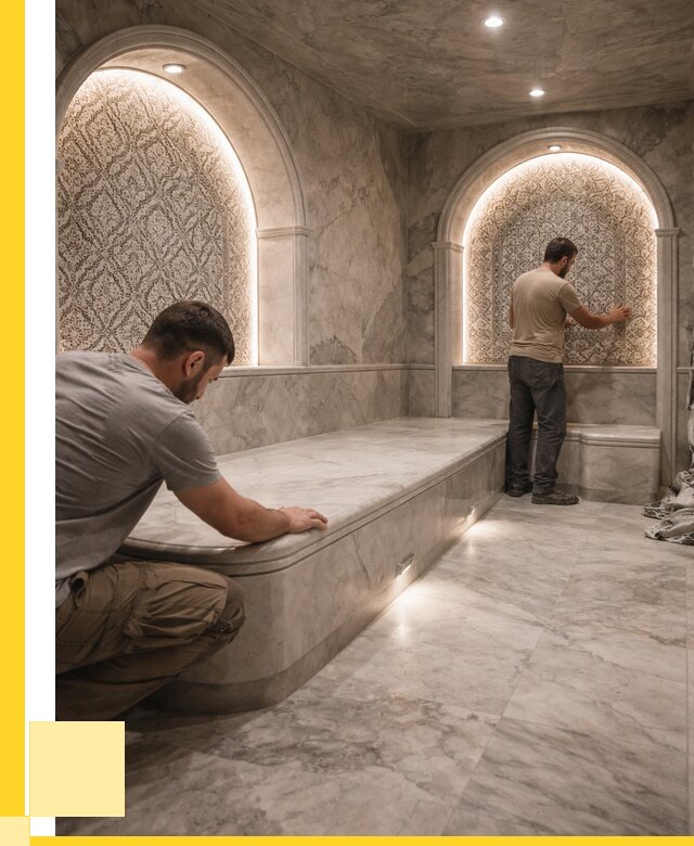 Турецкие бани под ключ в Лесосибирске от 260375 р. | ЭриданЛсс