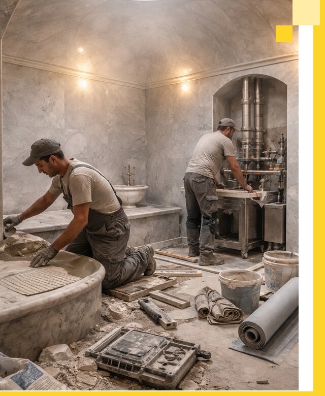 Строительство турецких бань хаммам под ключ в Лесосибирске