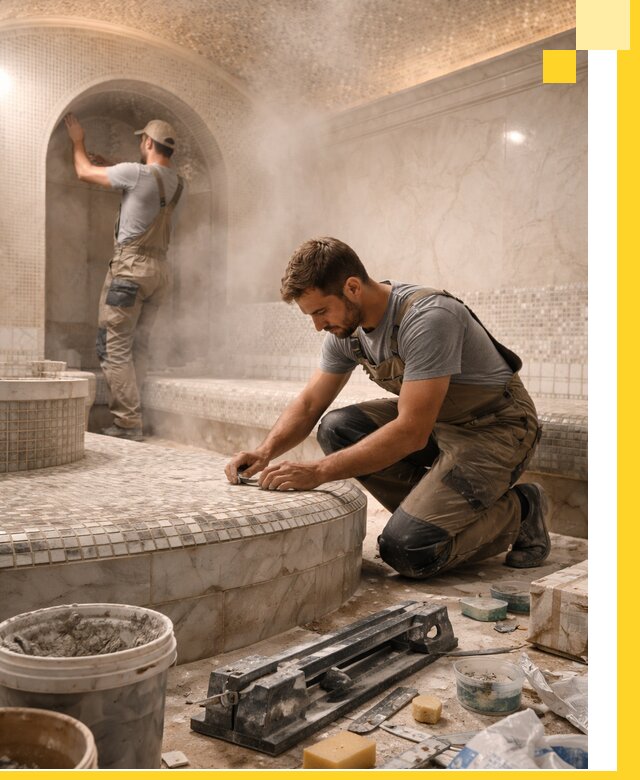 Профессиональный дизайн хамама и SPA под ключ в Лесосибирске