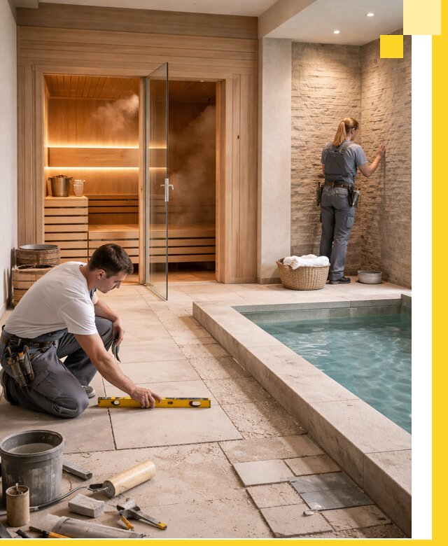 Комплексный дизайн и отделка интерьеров SPA под ключ в Лесосибирске